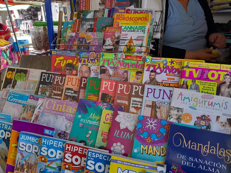 A la baja venta de revistas por uso de tecnología