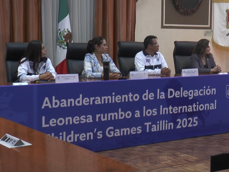 Abandera alcaldesa a 18 deportistas para los International Children’s Games 2025