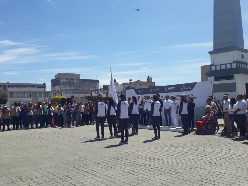 Abanderamiento delegación Nayarit; rumbo olimpiada nacional 2019