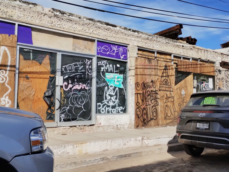 Abandonado gran parte del Centro Histórico