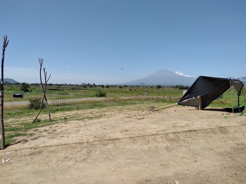 Abandonado por personas socavón de Santa María Zacatepec
