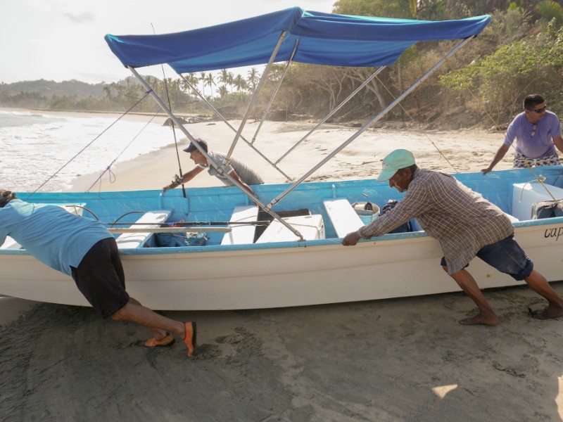 Abandonado y sin vigilancia sector pesquero en zona norte de Nayarit