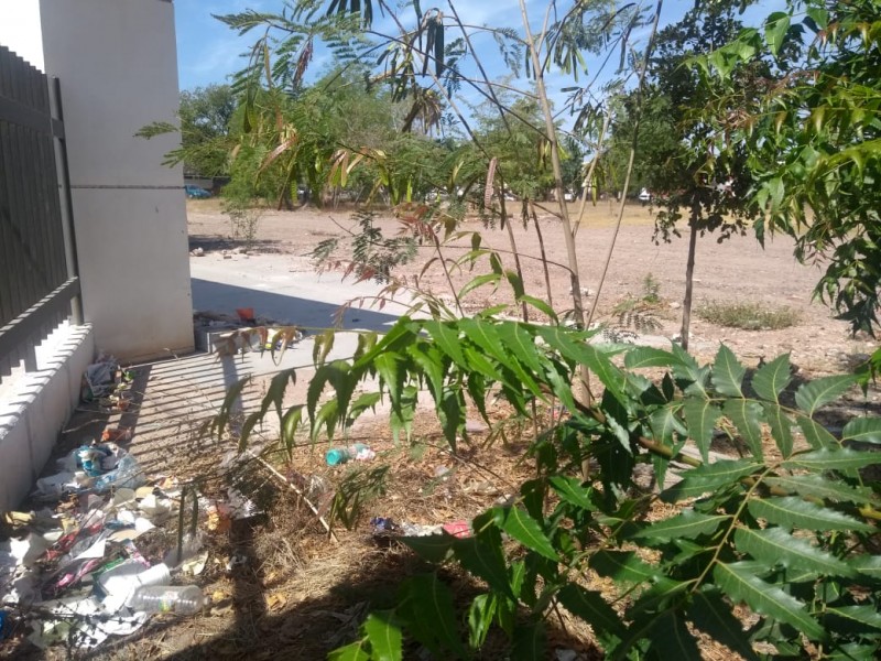 Abandonados los terrenos de escuelas derrumbadas