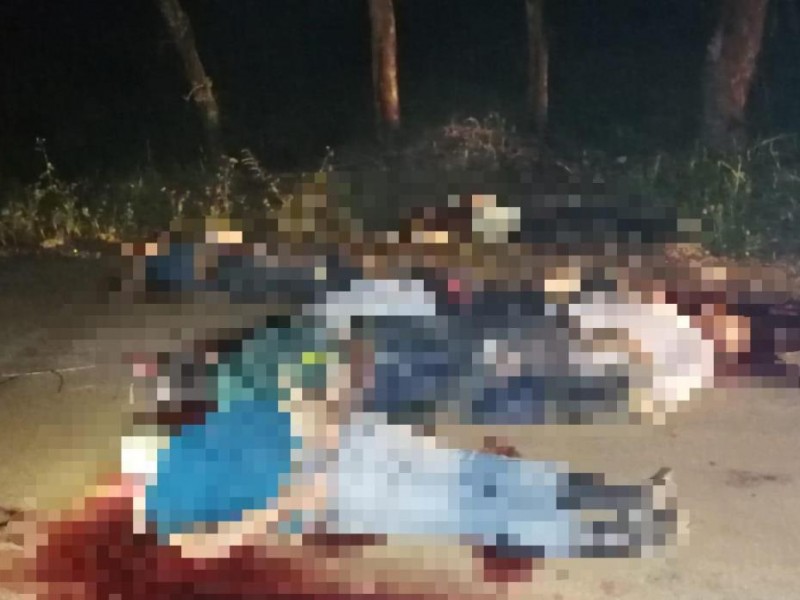 Abandonan decena de cuerpos maniatados al sur del estado
