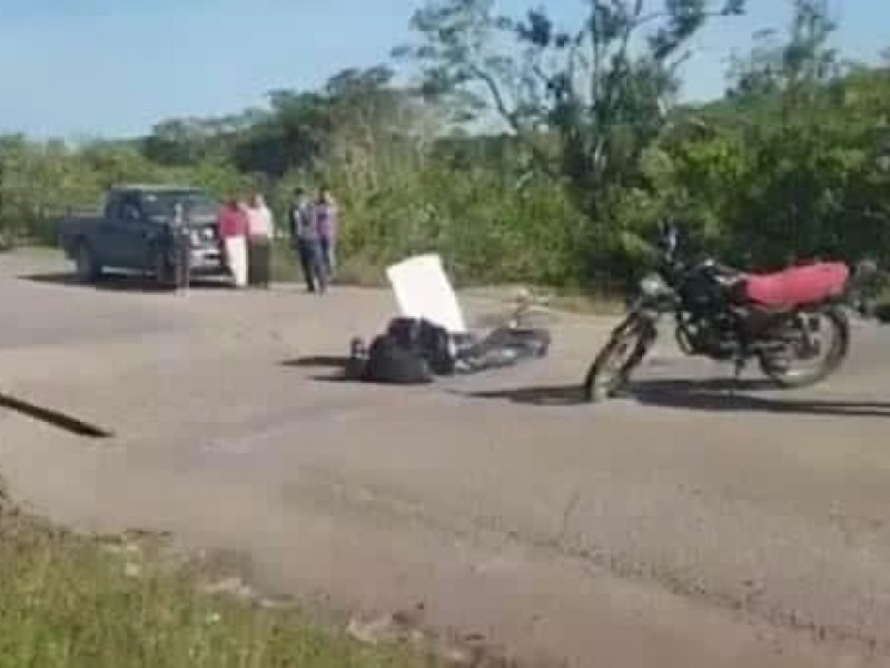 Abandonan restos humanos en camino de Papantla