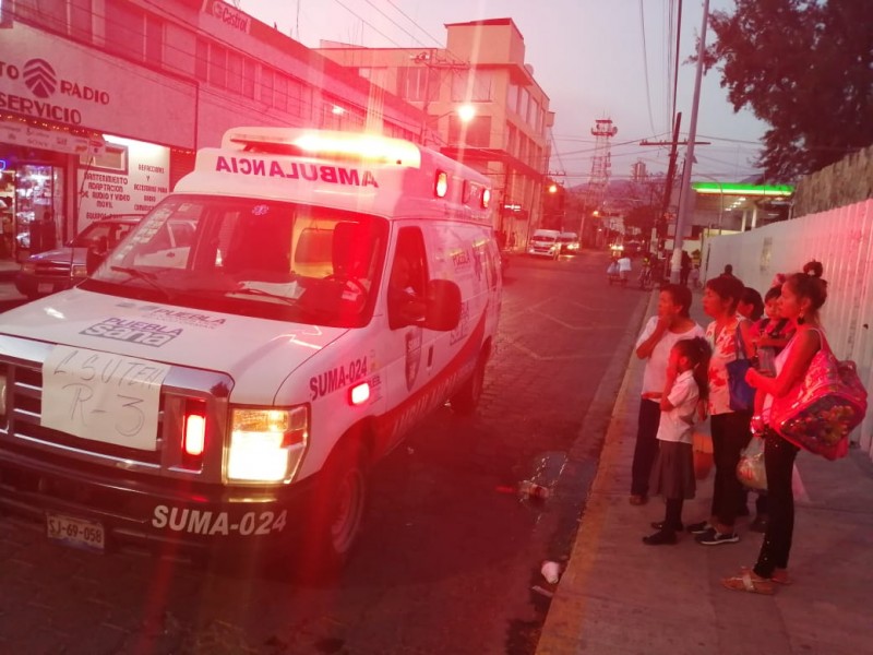 Abejas atacan a mujer frente a escuela