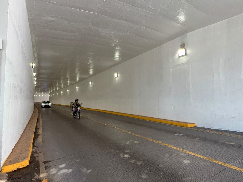 “Aberrante”, repintando de la “viaducta” del Parque Juárez