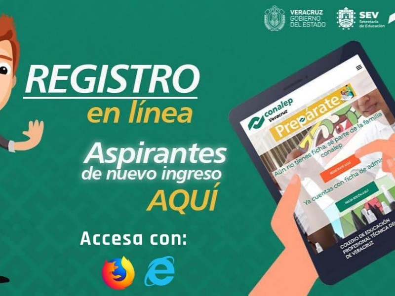 Abre CONALEP convocatoria para aspirantes a nuevo ingreso