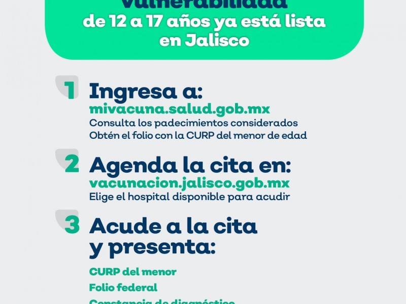 Abre plataforma de vacunación para adolescentes vulnerables; presenta problemas