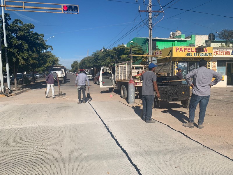 Abren circulación en bulevar Río Fuerte y 10 de Mayo