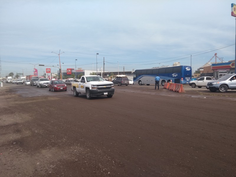 Abren circulación en carretera internacional entrada sur