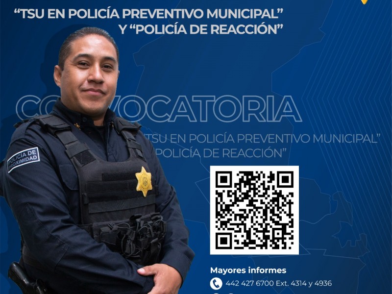 Abren convocatoria para pertenecer a la policía municipal