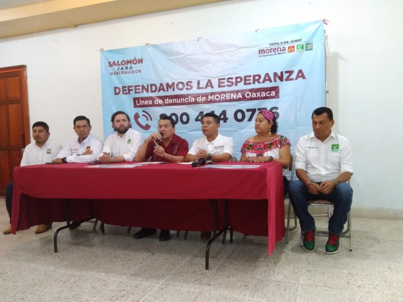 Abren línea de denuncia MORENA Oaxaca