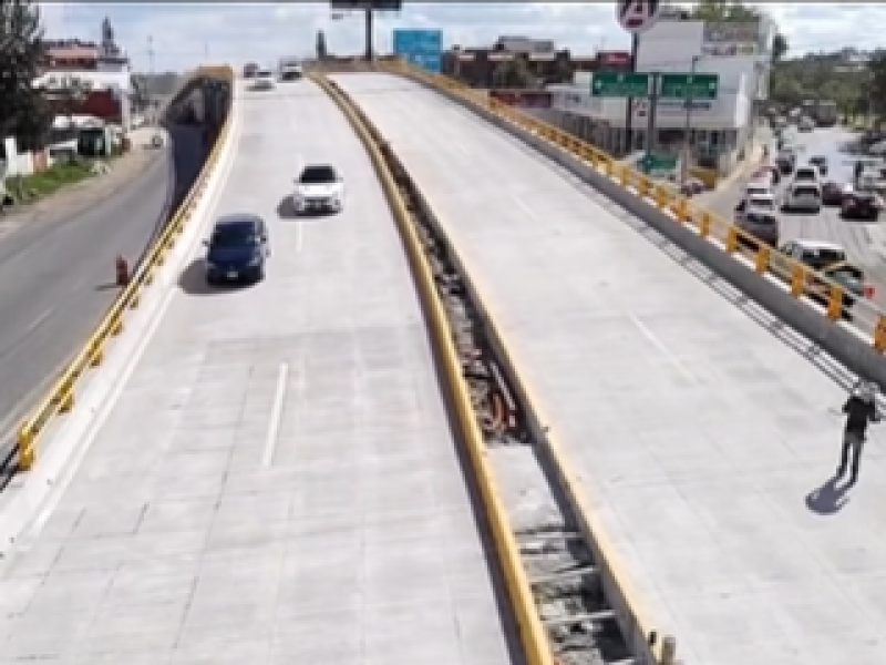 Abren parcialmente puente vehicular Las Trancas