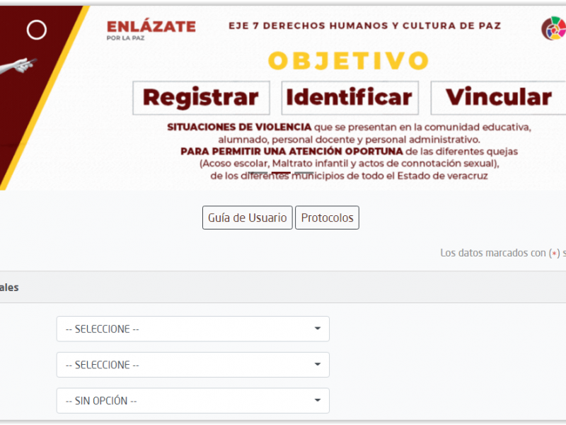 Abren portal para denunciar acoso en escuelas de Veracruz
