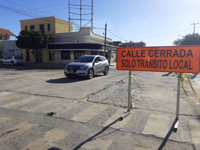 Abren vialidades en el centro histórico