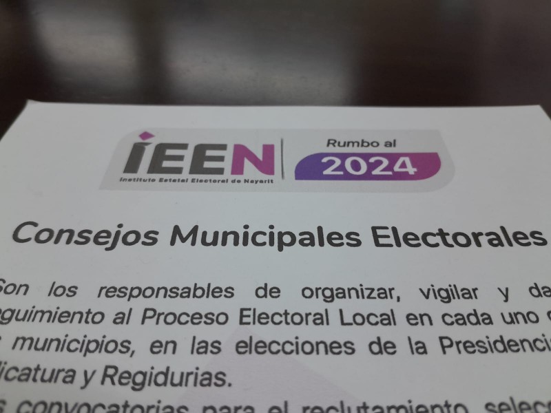 Abrió el IEEN convocatoria para Consejos Municipales Electorales