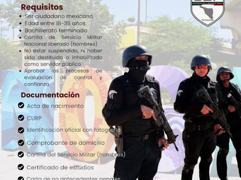 Abrirán registro para ingresar a Universidad de Seguridad Pública Estatal