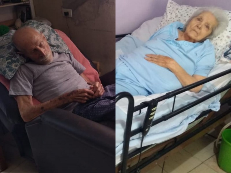 Abuelos postrados en cama reciben vacuna anticovid