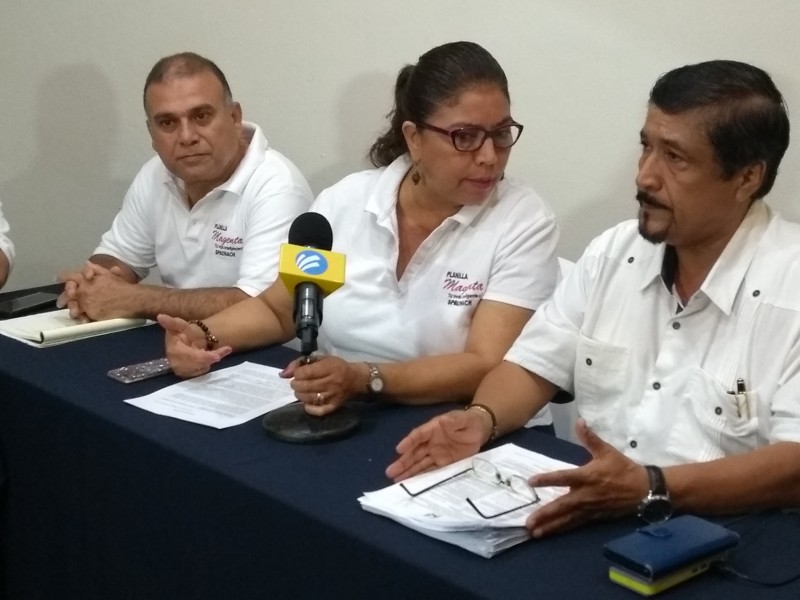 Académicos exigen cancelación del proceso sindical