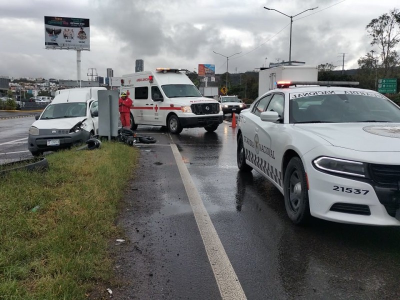 Accidentada jornada por lluvias en Querétaro