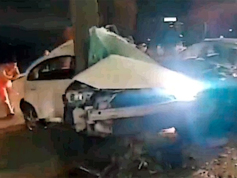 Accidentados en Hermanos Serdan eran policías municipales