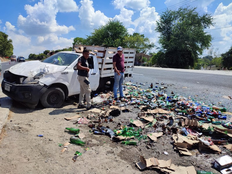 Accidente automovilístico en carretera Tuxpan-Poza Rica