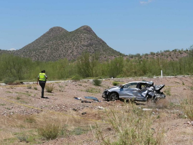 Accidente carretero deja una persona sin vida