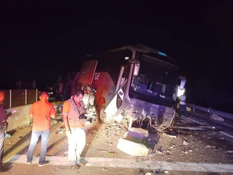 Accidente carretero via Arriaga-Tonalá