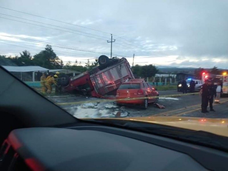 Accidente cobra la vida de una persona