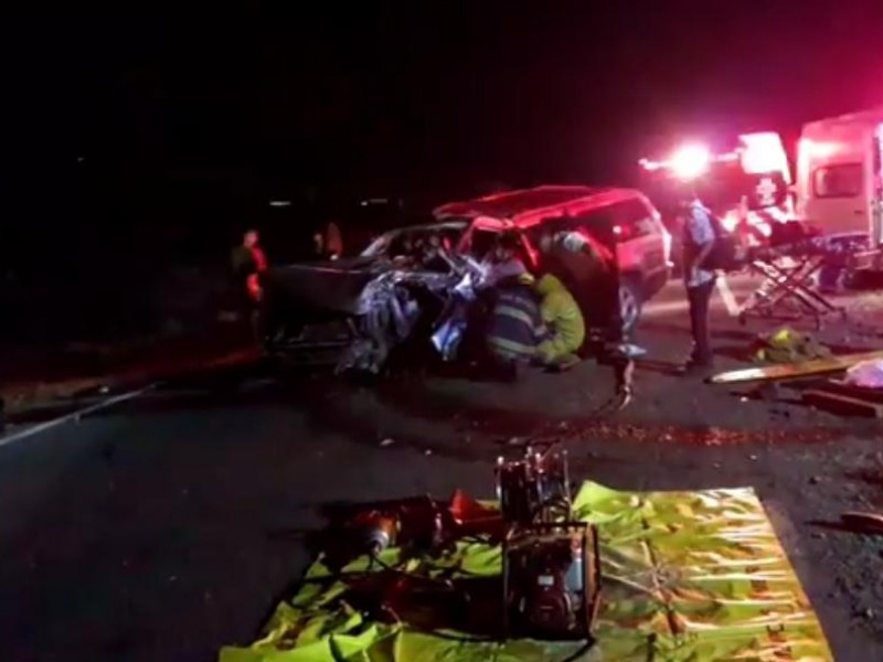 Accidente deja siete lesionado en carretera Guaymas-Hermosillo