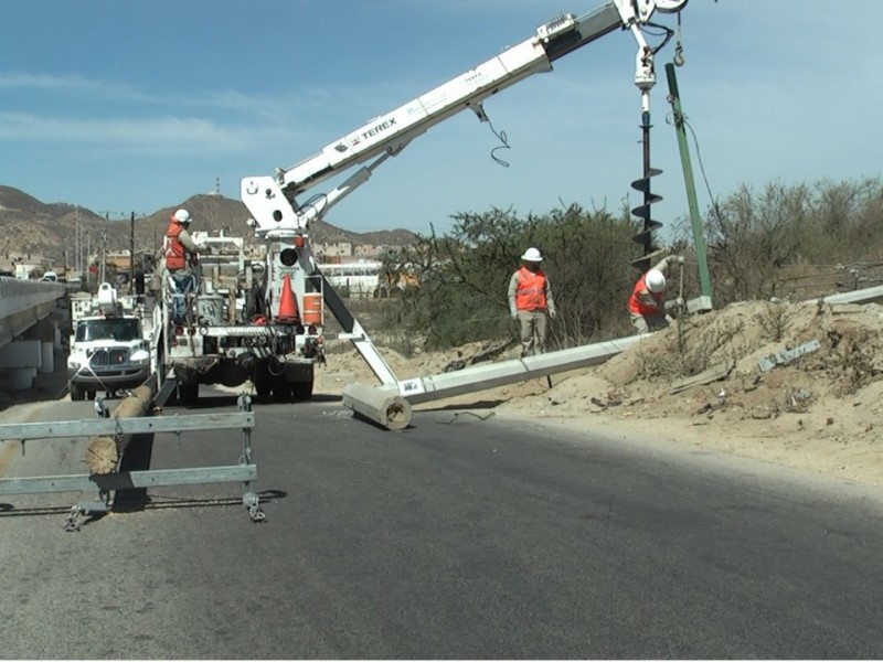 Accidente deja sin Luz al centro de CSL