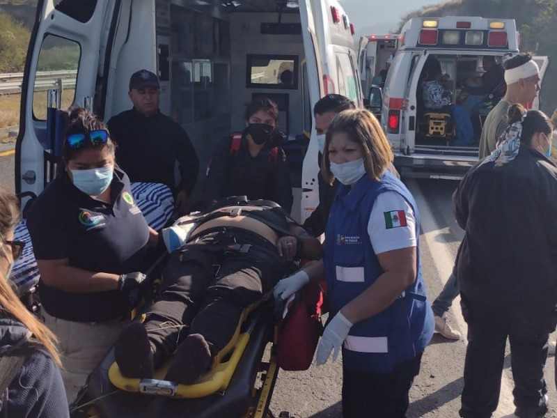 Accidente en Autopista de Occidente; tres fallecidos y ocho heridos