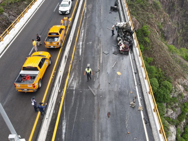 Se impacta tráiler en Autopista Mazatlán-Durango; Un Fallecido