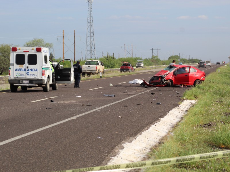 Accidente en carretera La Paz-San Pedro deja dos fallecidos