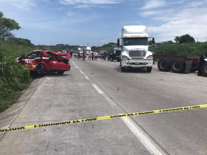 Accidente en el  Kilómetro 13.5 deja una persona muerta.