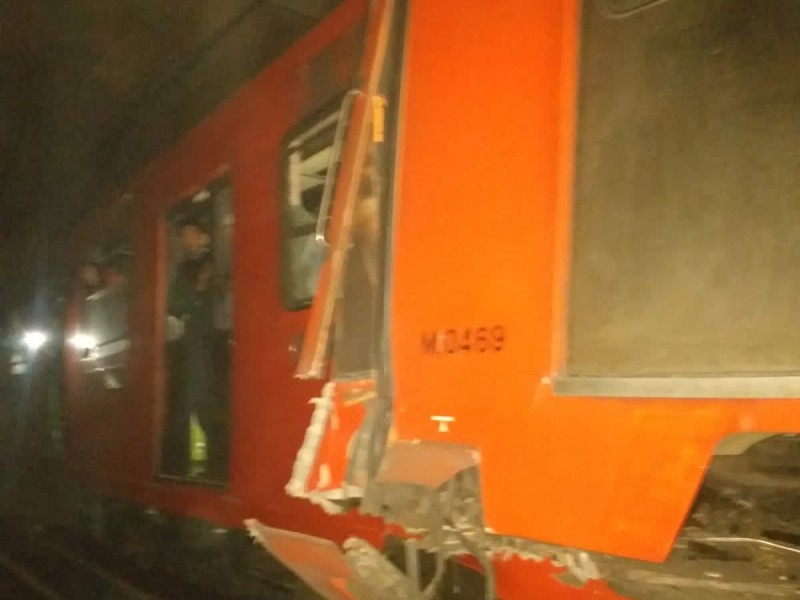 Accidente en el Metro de la CDMX