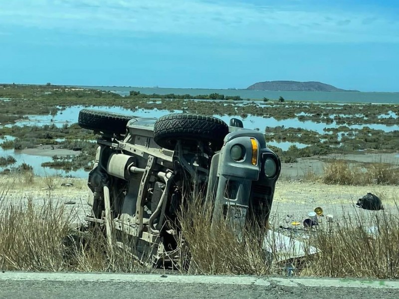 Accidente en Empalme deja dos heridos