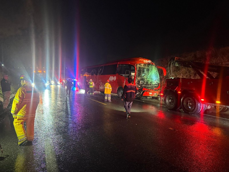 Accidente en la Amozoc - Perote deja 11 lesionados