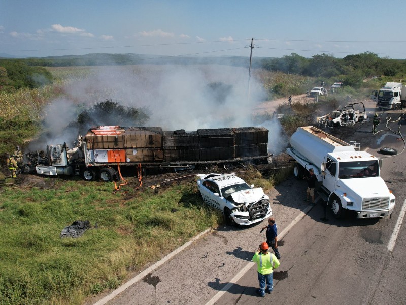 Accidente en la Autopista, deja Tres Elementos de la Guardia Nacional Lesionados Accidente en la Autopista, deja Tres Elementos de la Guardia Nacional Lesionados
