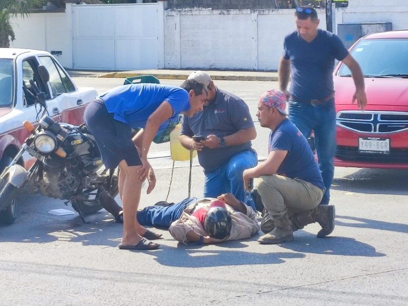 Accidente en la avenida Cuauhtémoc; un lesionado