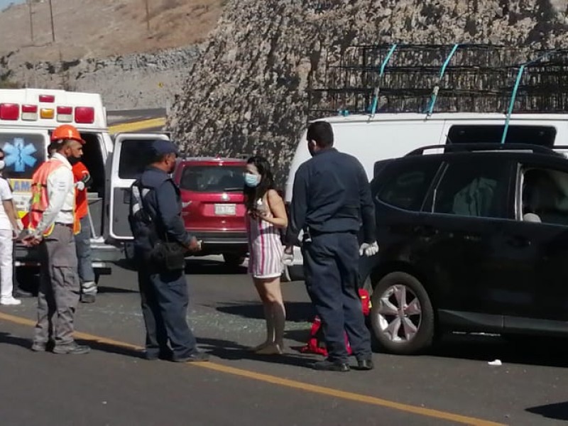 Accidente en la carretera La Paz-Pichilingue