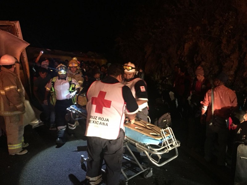 Accidente en la carretera Puebla - Córdoba