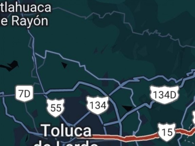 Accidente en la carretera Toluca Zitácuaro