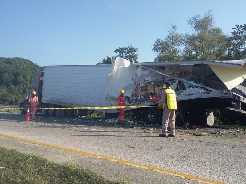 Accidente en la México-Tuxpan