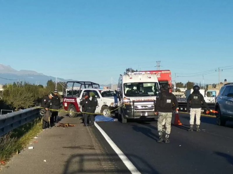 Accidente en la Puebla-Orizaba deja 2 muertos