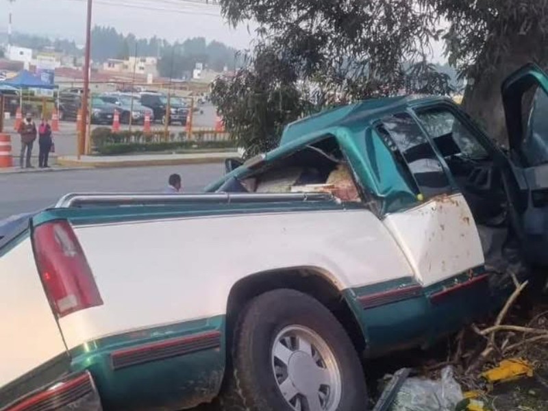 Accidente en la Toluca-Tenango deja una persona fallecida