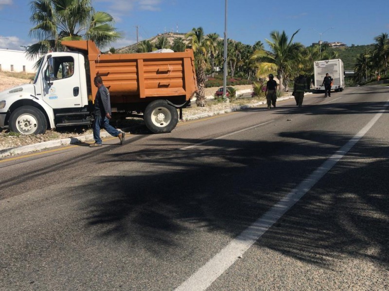 Accidente en la transpeninsular