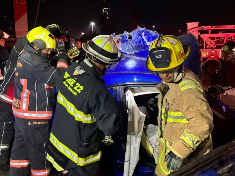 Accidente en la Vía Atlixcáyotl,  deja una persona sin vida