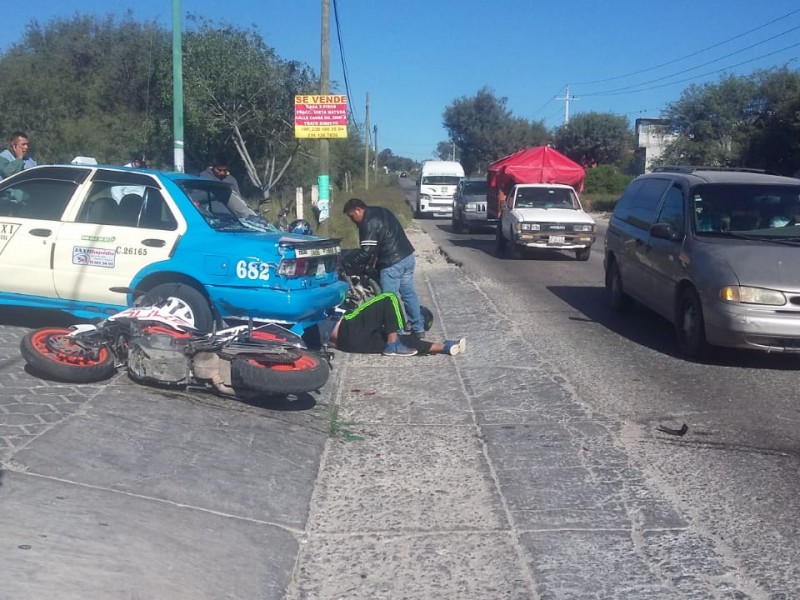 Accidente en libramiento San Marcos